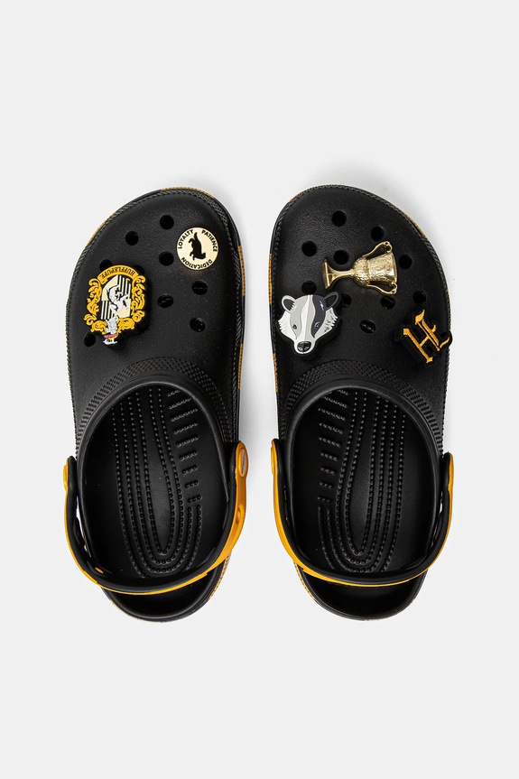 Crocs papuci Classic Hufflepuff Clog 210529.90H negru