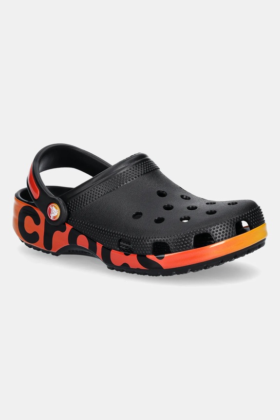 Šľapky Crocs Classic Reflector Clog plochý čierna 210732.001