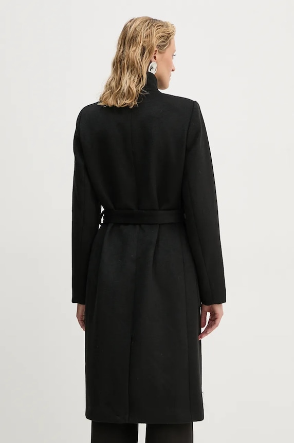 Ρούχα Μάλλινο παλτό Bruuns Bazaar CatarinaBBPerle coat BBW4107 μαύρο