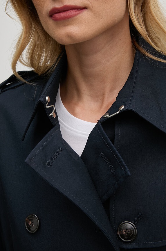 Tommy Hilfiger trench WW0WW42133 blu navy