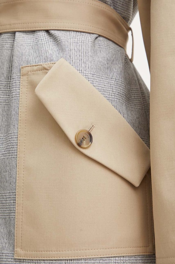 BOSS cappotto in cotone 50518465 beige
