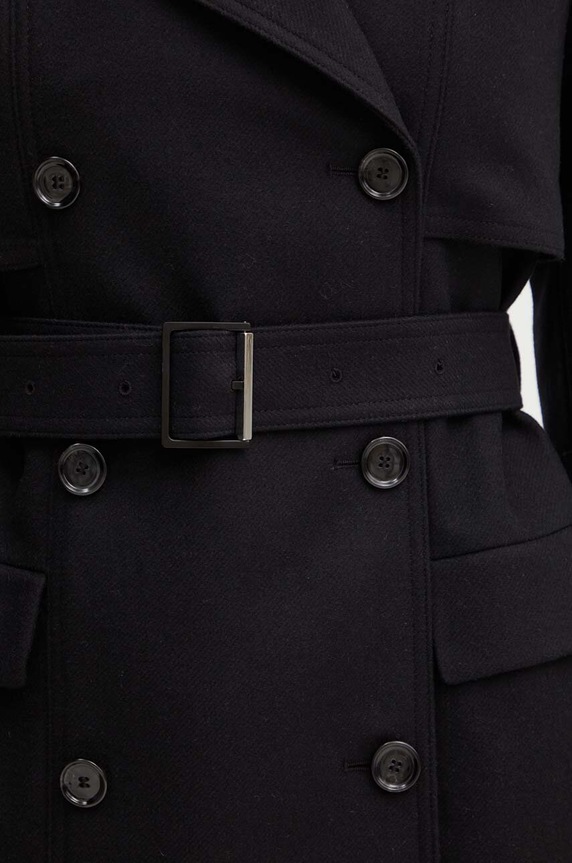 BOSS gyapjúkabát 50518503 fekete