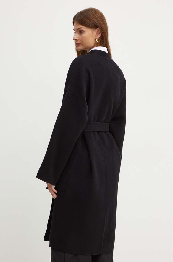 Oblečenie Vlnený kabát Weekend Max Mara 2425016011600 čierna