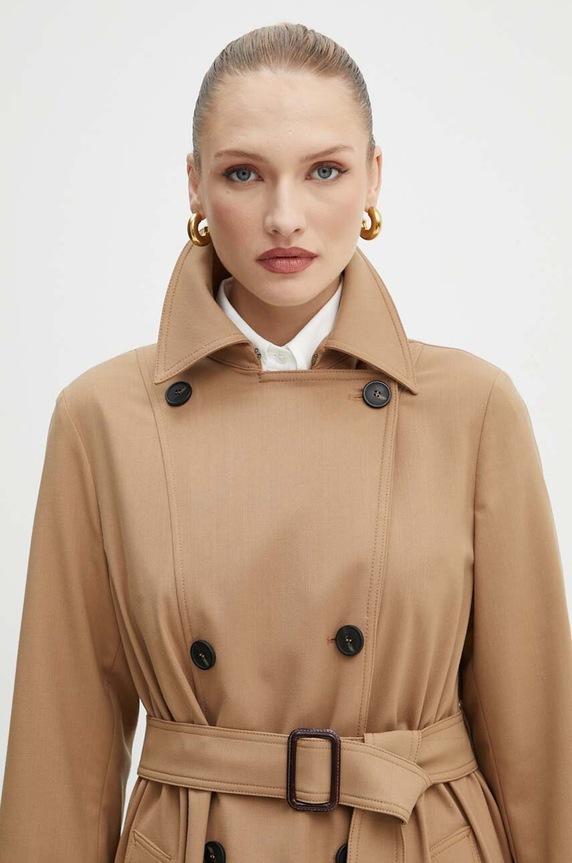 Weekend Max Mara trencz z domieszką wełny 2425026021600