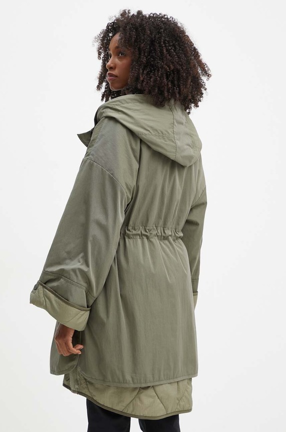 Weekend Max Mara parka reversibilă verde 2425026051600