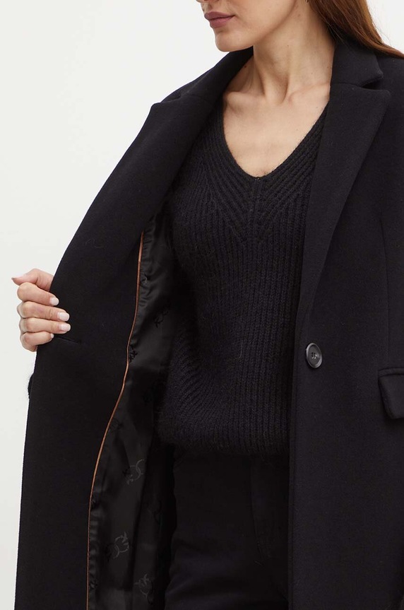 Pinko płaszcz wełniany 103697.A225