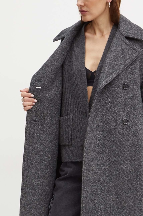 Pinko płaszcz wełniany 104041.A23R