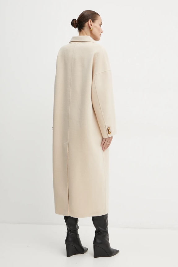 Abbigliamento Elisabetta Franchi cappotto in lana CP55D46E2 beige