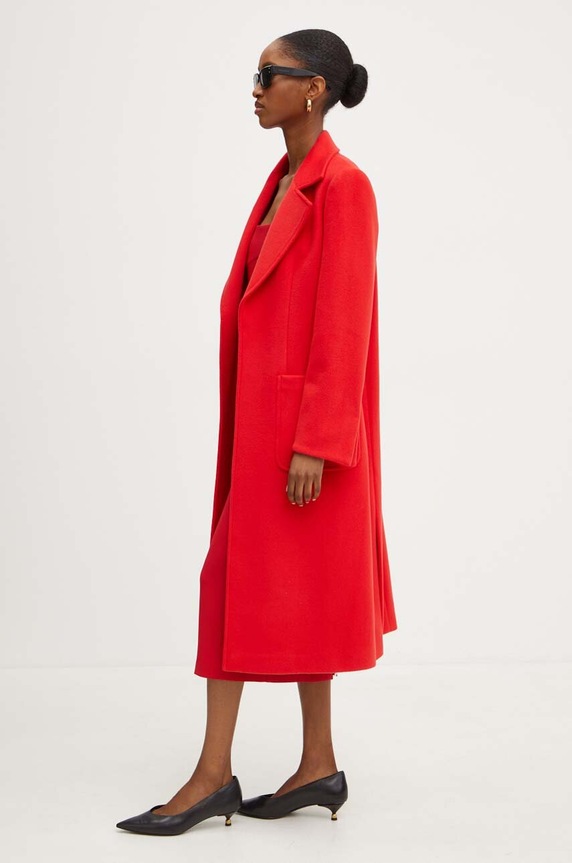 Μάλλινο παλτό MAX&Co. κόκκινο 2618011024200