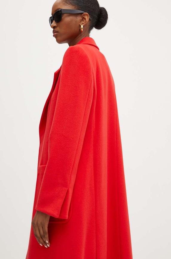 Μάλλινο παλτό MAX&Co. 2618011024200 κόκκινο