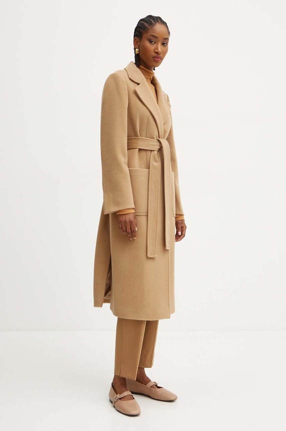 Vuneni kaput MAX&Co. vuna smeđa 2618011024200