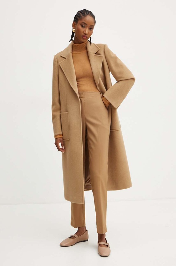 Vuneni kaput MAX&Co. smeđa 2618011024200