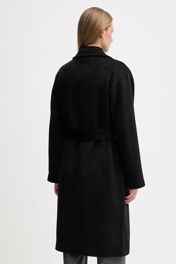 Abbigliamento Dkny cappotto in lana DLEMWS16 nero