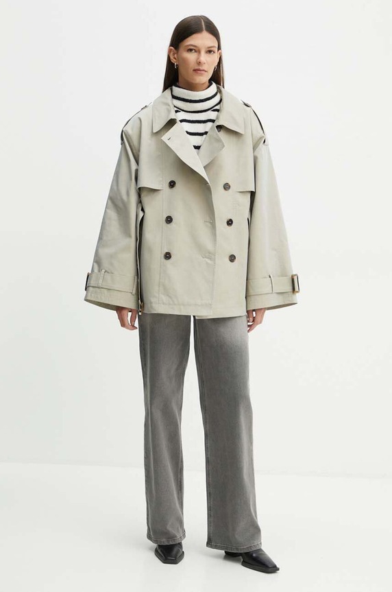 Gestuz płaszcz 10909183 beżowy AW24