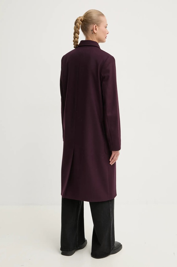 Ruházat PS Paul Smith gyapjúkabát W2R.240C.N21059 lila
