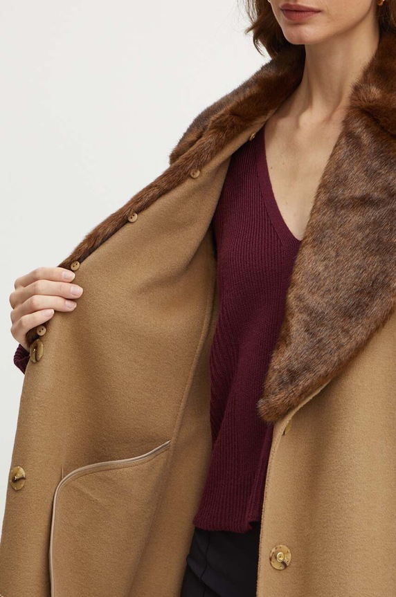 Μάλλινο παλτό Luisa Spagnoli SUSSULTO 541304