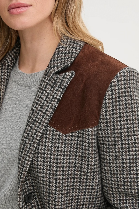The Kooples płaszcz FMAN29002K