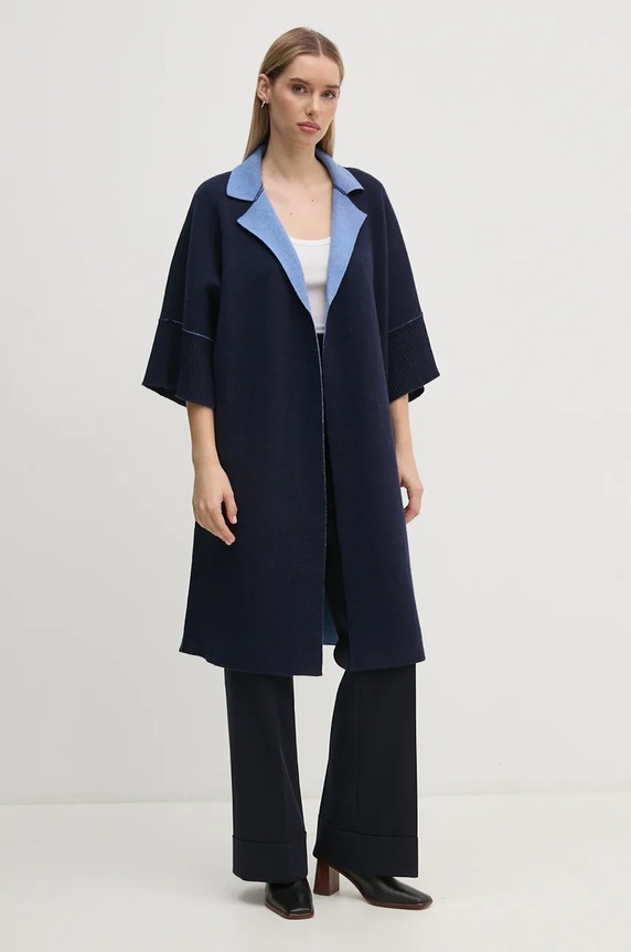 Svetr United Colors of Benetton 1144EN00D námořnická modř AW24