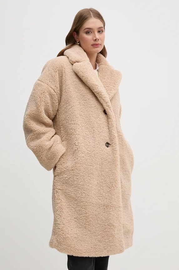 Barbour płaszcz Ambani Casual Coat nieocieplane beżowy LCA0341