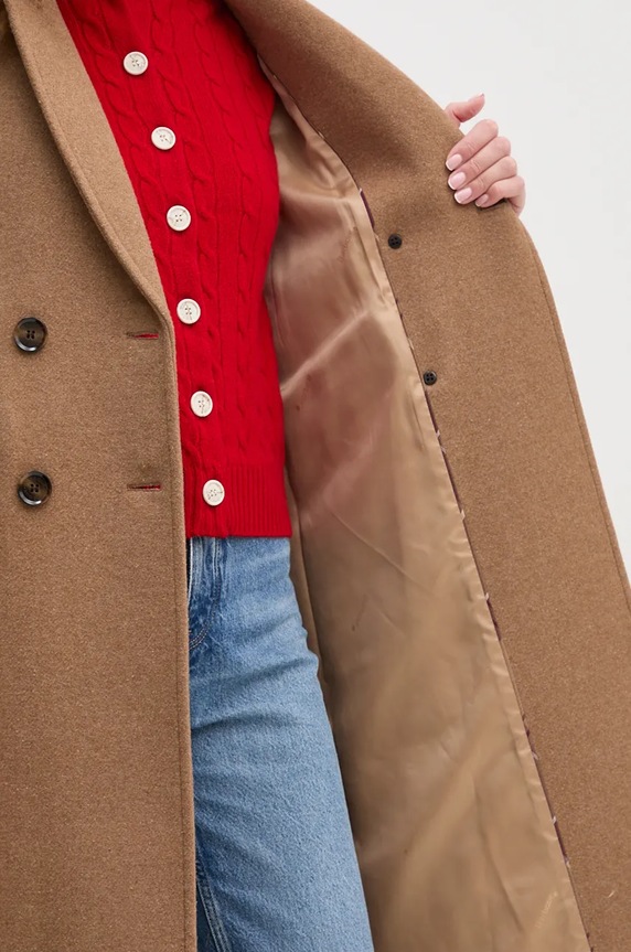 Barbour cappotto in lana Marylin Tailored Wool Coat LWO0236