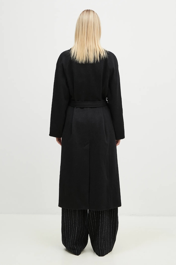 Abbigliamento A.P.C. cappotto in lana Manteau Floriane WOAQZ.F01544.PLZ nero