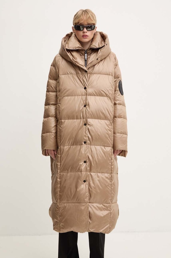 MMC STUDIO kurtka puchowa MILA pozostałe beżowy MILA.COAT