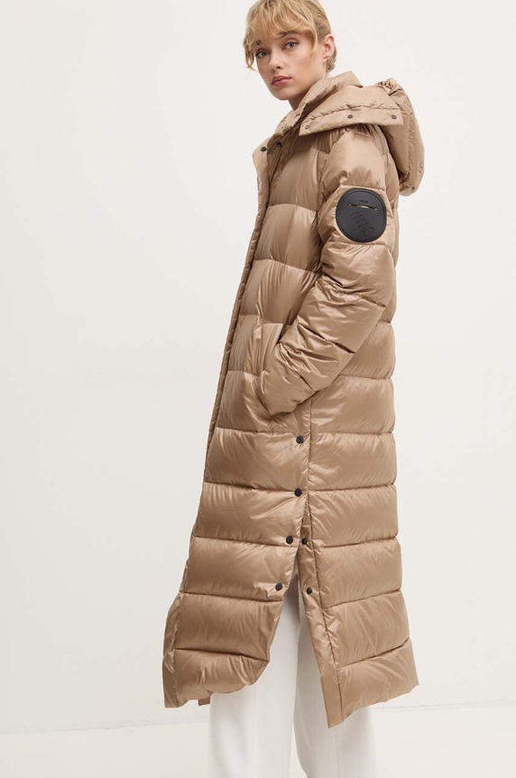 MMC STUDIO kurtka puchowa ICELAND beżowy ICELAND.COAT