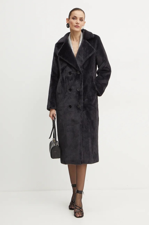 Kaput MICHAEL Michael Kors bez tople podstave mornarsko plava 77B1401M52