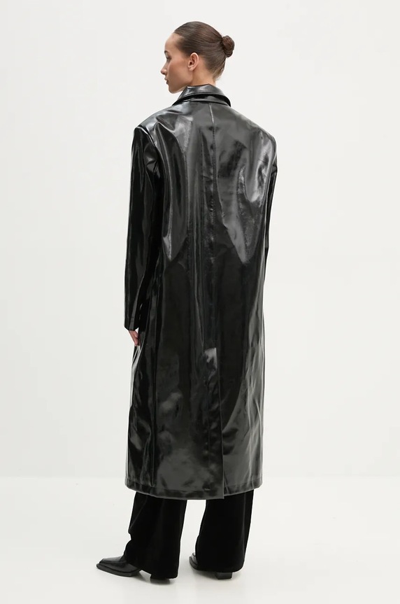 Îmbrăcăminte MSGM palton 3742MDC07.247800 negru