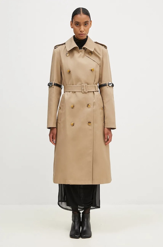 Тренч Coperni Hybrid Trench с подкладкой бежевый COPM21836