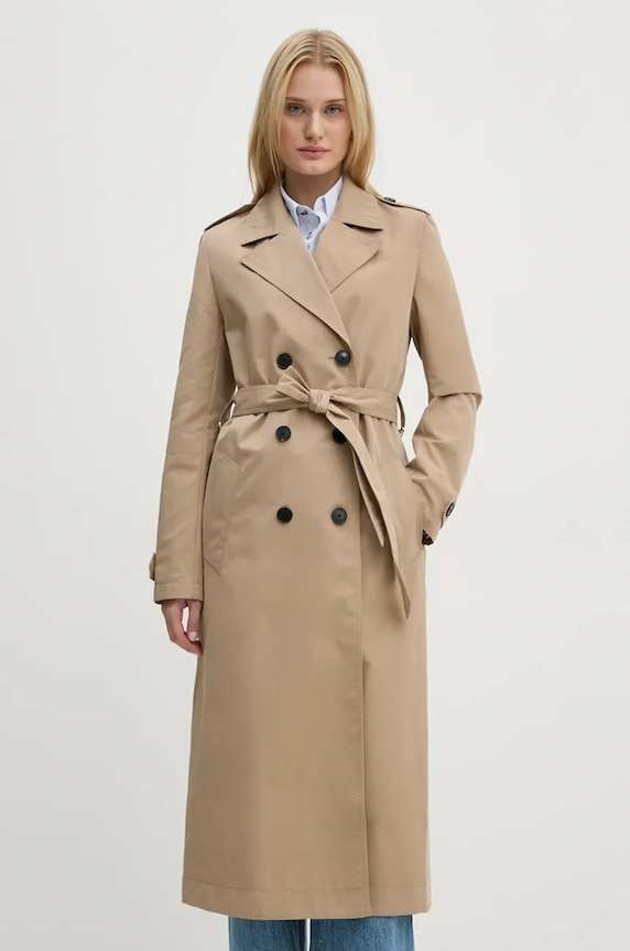 Trench kabát ZADIG&VOLTAIRE nezateplené béžová WWCO00208
