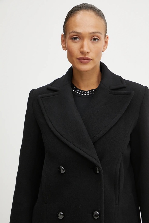 Patou palton de lana negru CO0250183