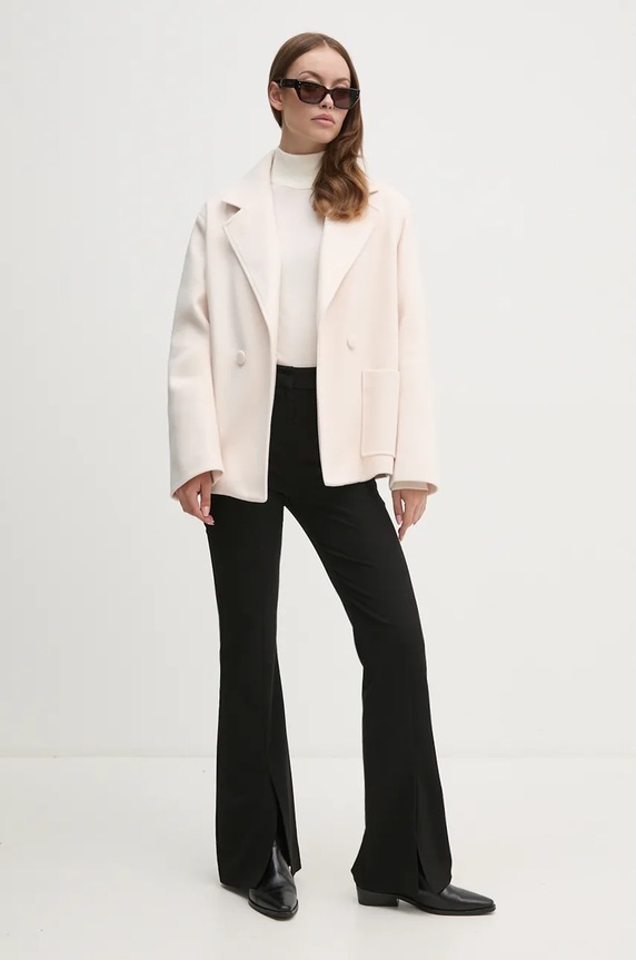 Artigli płaszcz ACCP000161 beżowy AW24