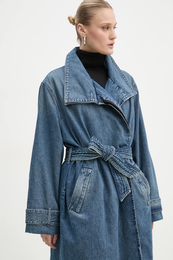 Traper kaput Won Hundred plava 3442.15065