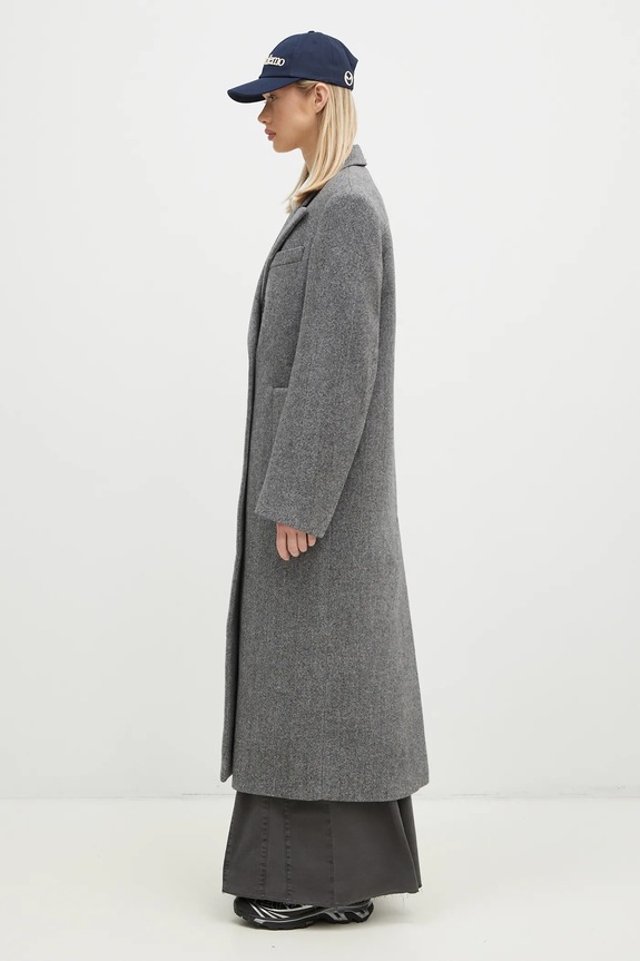 Vuneni kaput Sportmax Billy 2422016072600 siva AW24
