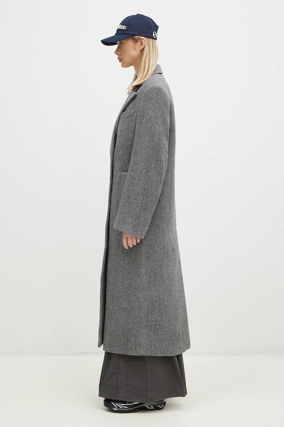 Vuneni kaput Sportmax Billy 2422016072600 siva AW24