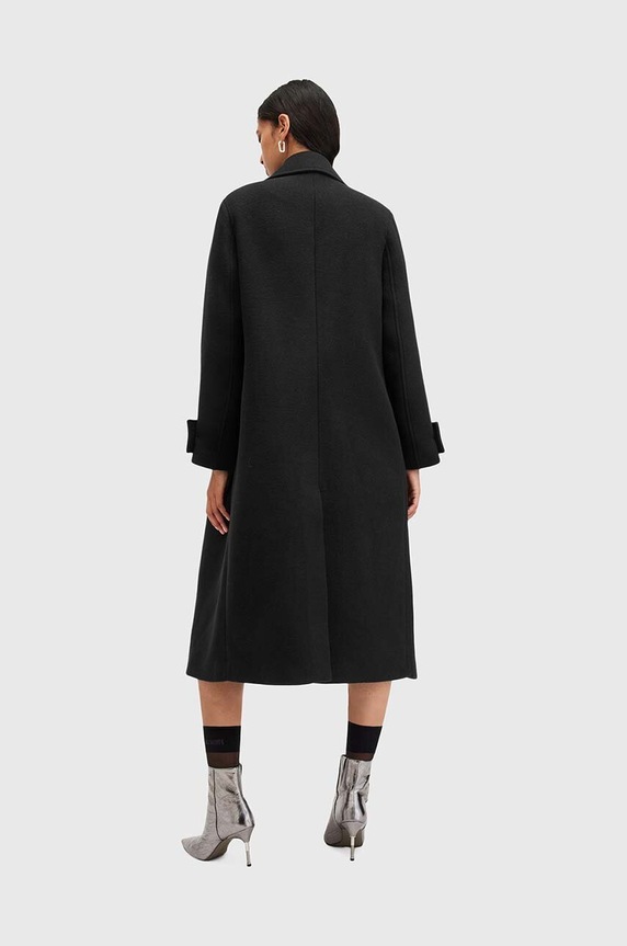 AllSaints płaszcz z domieszką wełny MABEL COAT W006OZ