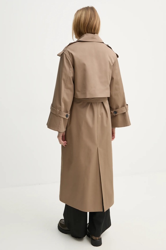 Odzież By Malene Birger trencz ALAYA 103331 brązowy