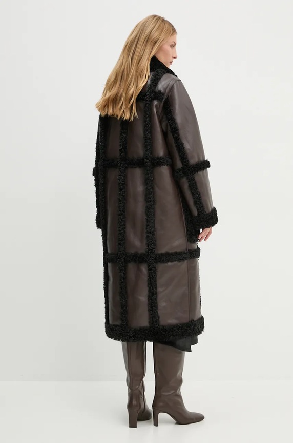 Ρούχα Παλτό Stand Studio Patrice Coat 61100.9010 καφέ