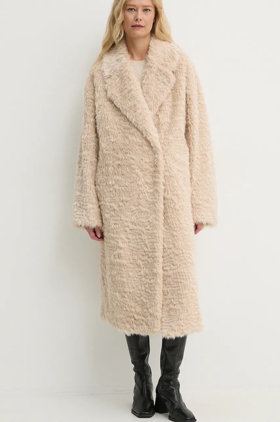 Oblečenie Kabát Stand Studio Nicole Coat 61126.9094 béžová