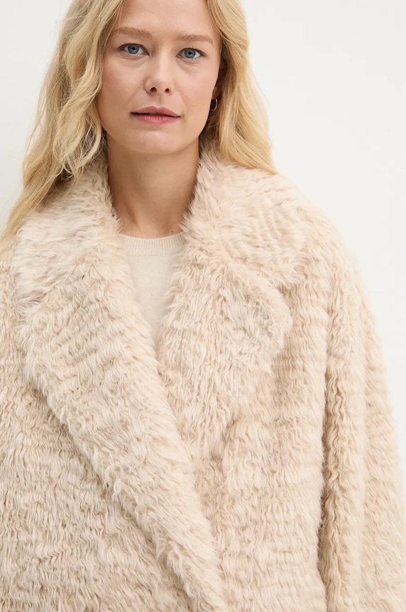 Kabát Stand Studio Nicole Coat béžová 61126.9094