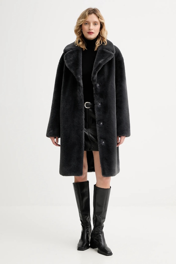 Stand Studio cappotto Camille Cocoon Coat grigio 61137.9070