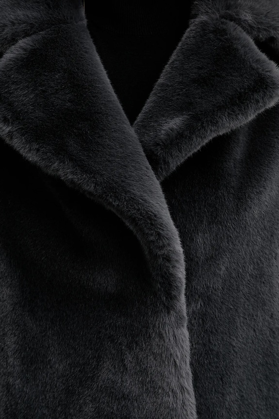 Stand Studio cappotto Camille Cocoon Coat 61137.9070 grigio