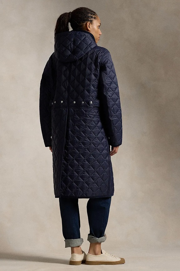 Παλτό Polo Ralph Lauren 211941002 σκούρο μπλε AW24
