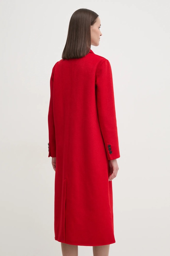 Îmbrăcăminte Pedro del Hierro palton din lana 7528336 rosu