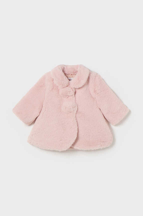 Бебешко палто Mayoral Newborn с изолация розов 2451.2L.Newborn.9BYH