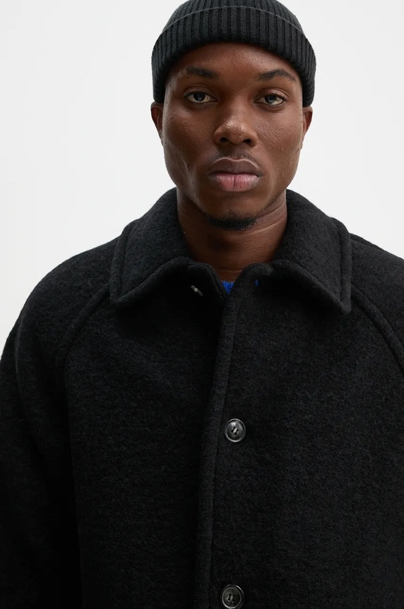 A.P.C. coat manteau gaston WVBCA.H01516 black