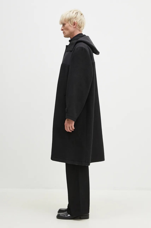 Y-3 wool coat Mellton Coat IW7500 black AW24