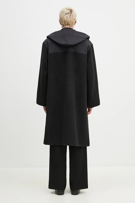 Clothing Y-3 wool coat Mellton Coat IW7500 black