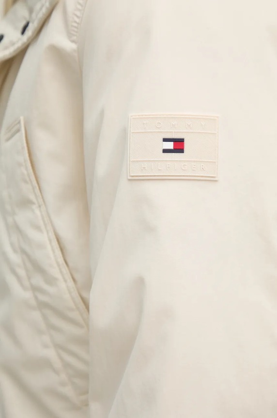 Páperová bunda Tommy Hilfiger MW0MW36595 béžová